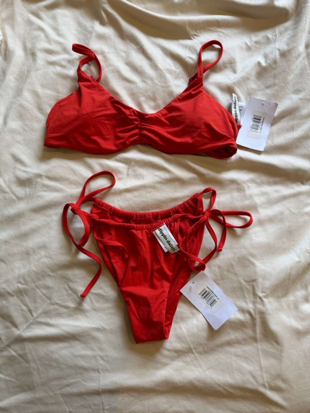 NWT Dippin Daisy bikini Set M Top, S Bottom